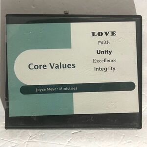 Joyce Meyer Who is GOD? Mental Strongholds and Mindsets Core Values Faith Unity